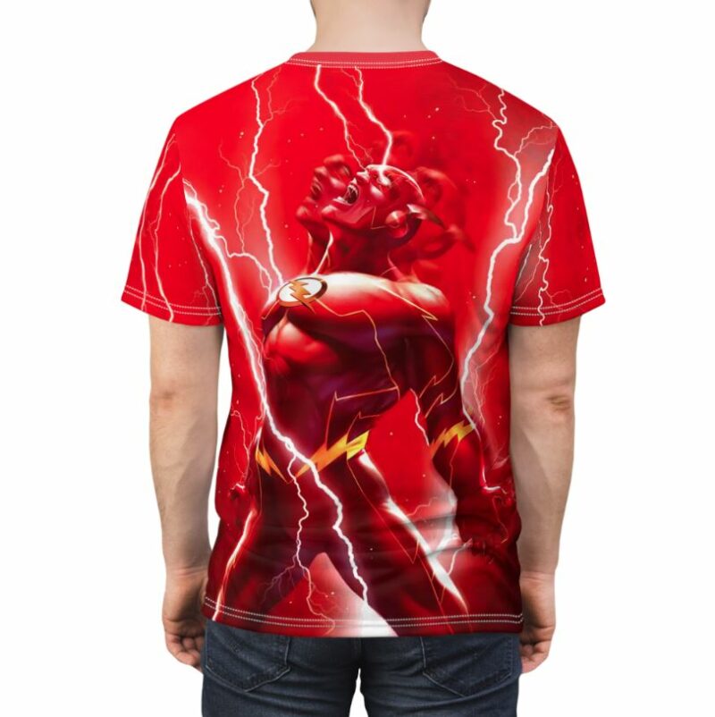 Lightning Hero - Flash all over print T-shirt