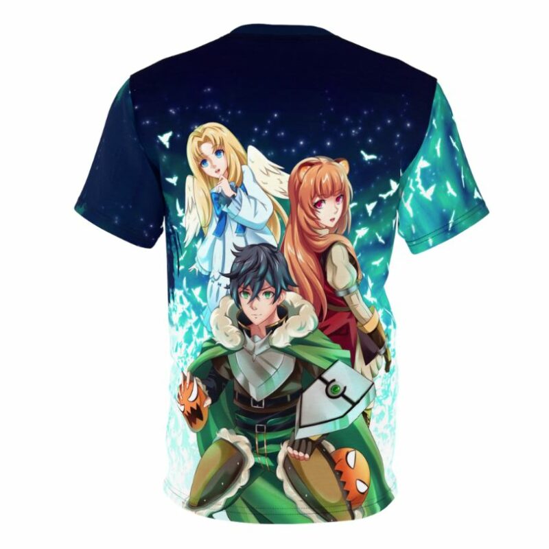 Naofumi Raphtalia Filo Rising Of The Shield Hero Anime all over print T-shirt