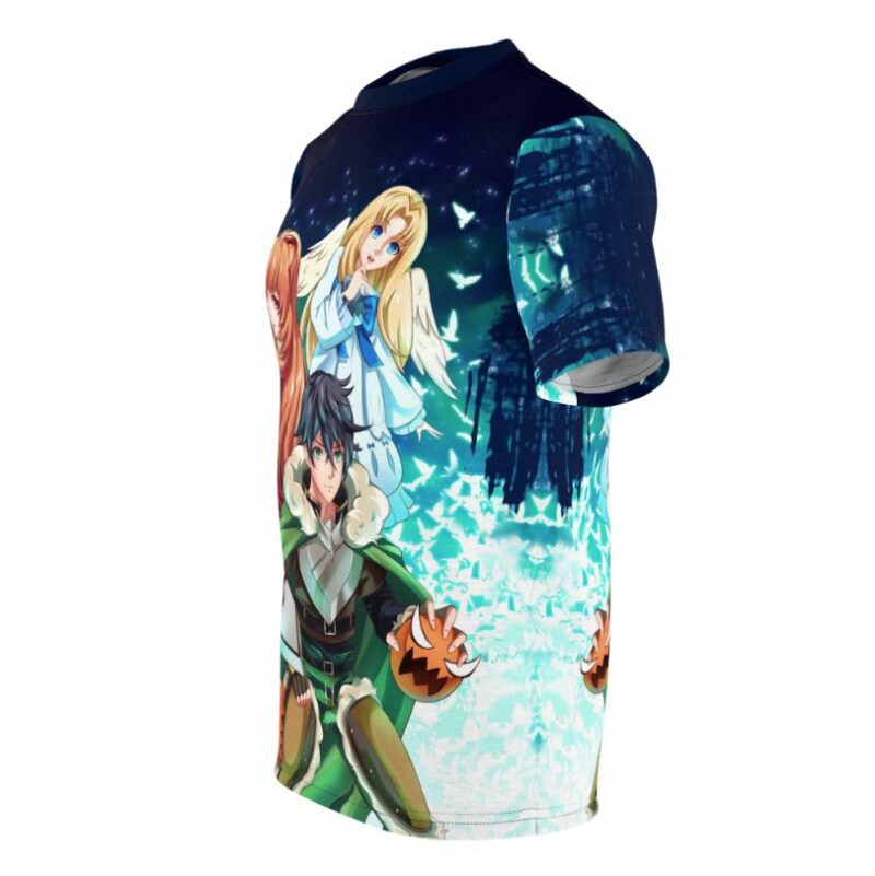 Naofumi Raphtalia Filo Rising Of The Shield Hero Anime all over print T-shirt