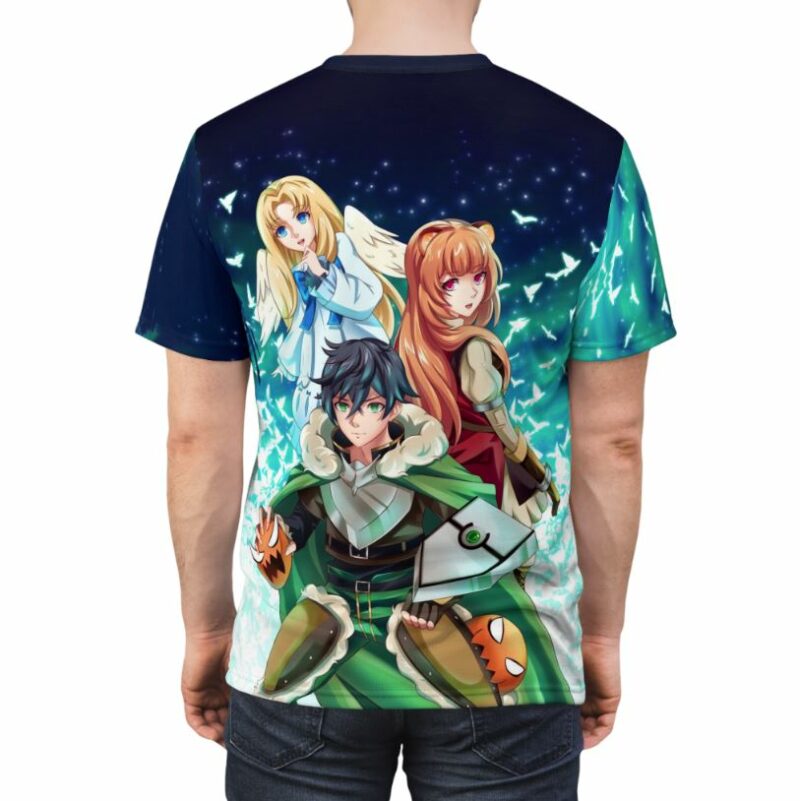 Naofumi Raphtalia Filo Rising Of The Shield Hero Anime all over print T-shirt