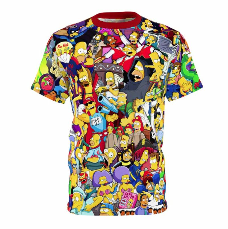 Family Simpsons all over print T-shirt