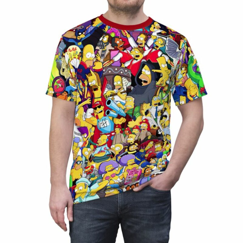 Family Simpsons all over print T-shirt