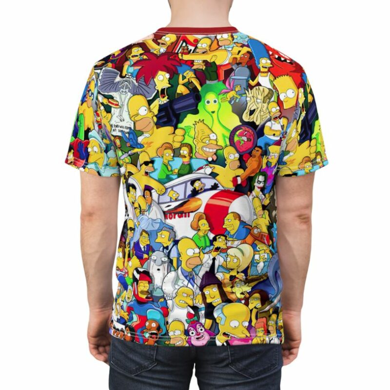 Family Simpsons all over print T-shirt