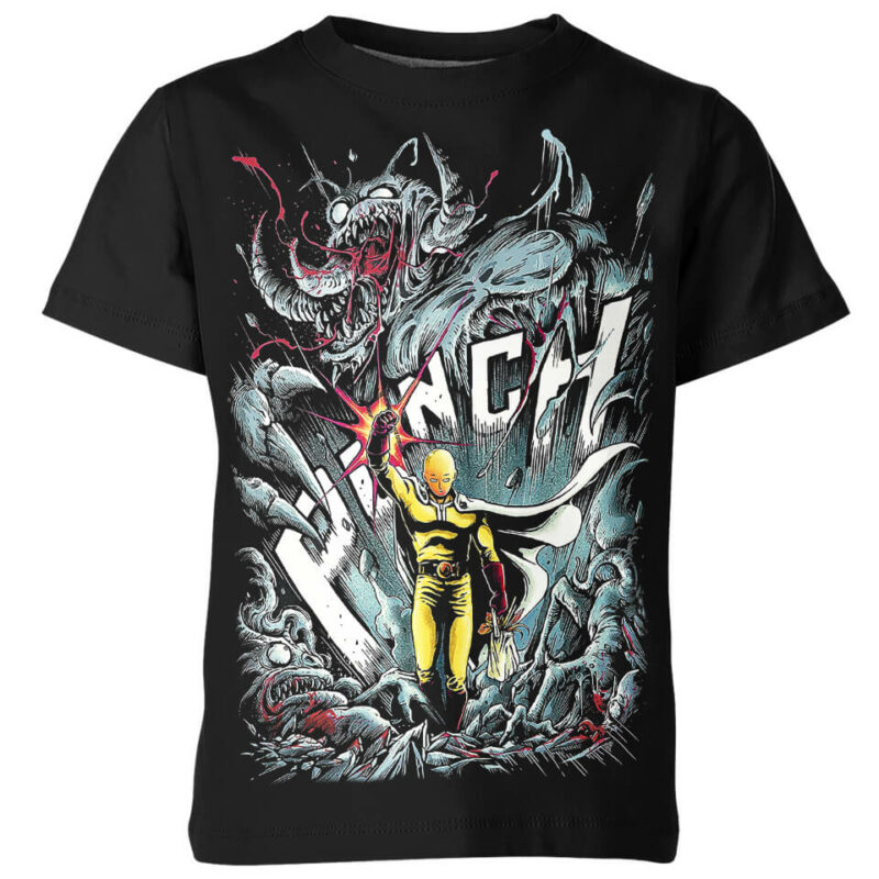 Saitama One Punch Man all over print T-shirt