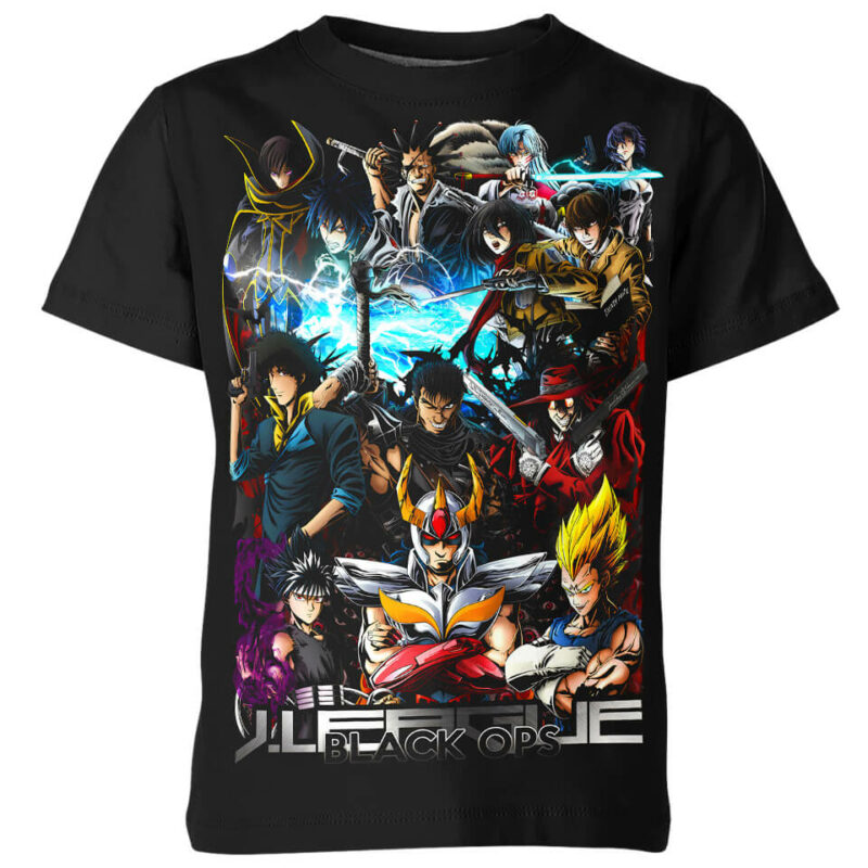 Black Ops Anime Shirt