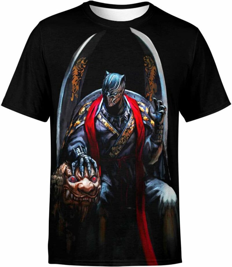 Ultimate Skull Black Panther all over print T-shirt