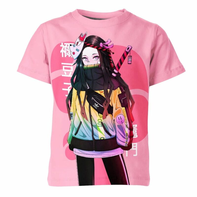 Street Style Kamado Nezuko all over print T-shirt