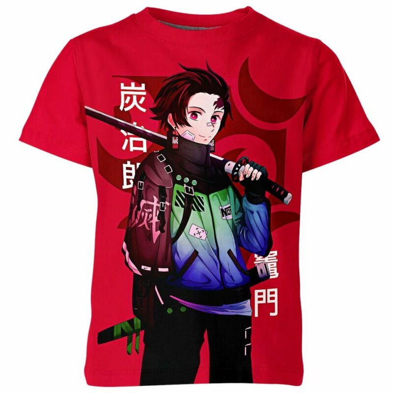 Modern Style - Demon Slayer Tanjiro all over print T-shirt