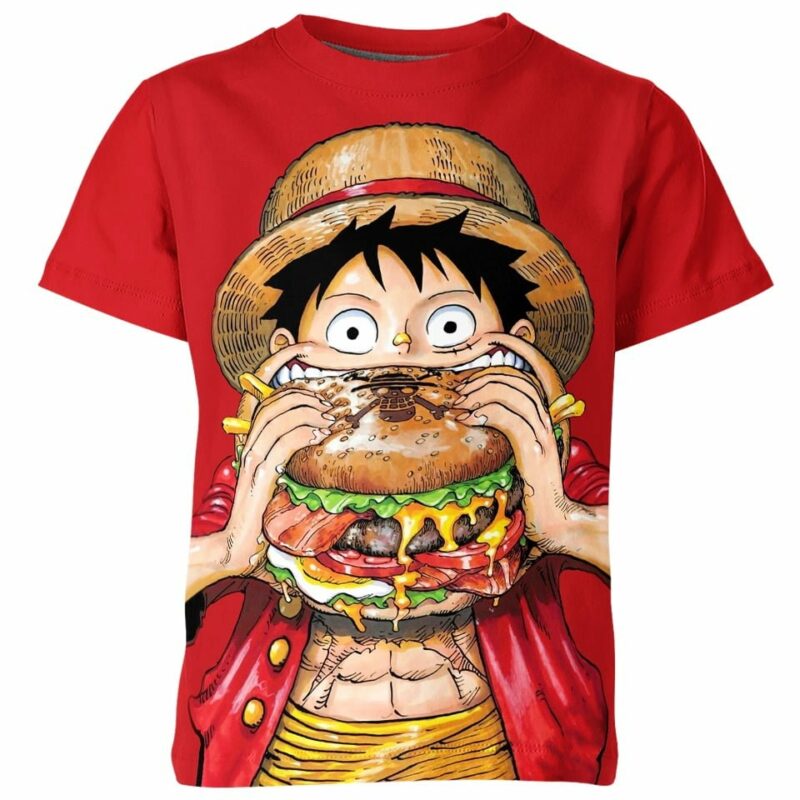 Gluttony - Luffy all over print T-shirt