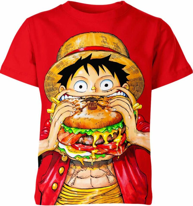 Gluttony - Luffy all over print T-shirt