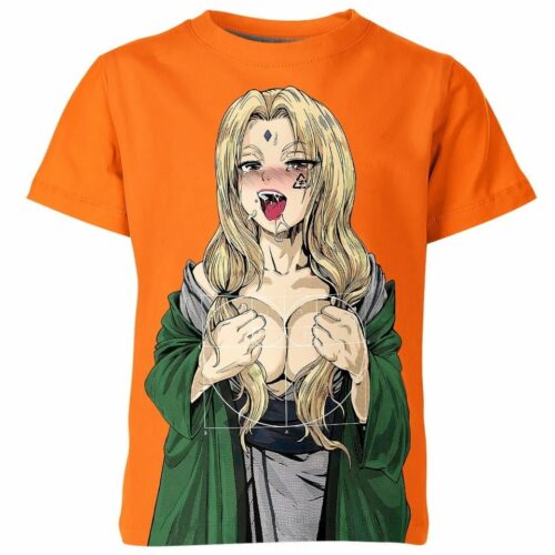 Tsunade Sexy Ahegao all over print T-shirt