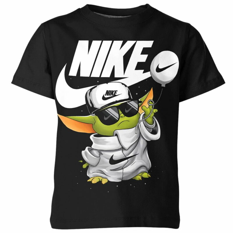 Yoda From Star Wars Nike Shirt