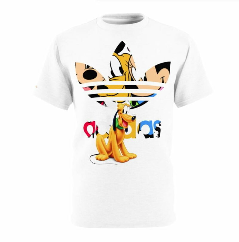 Pluto And Minnie Vs Mickey Mouse Adidas Shirt