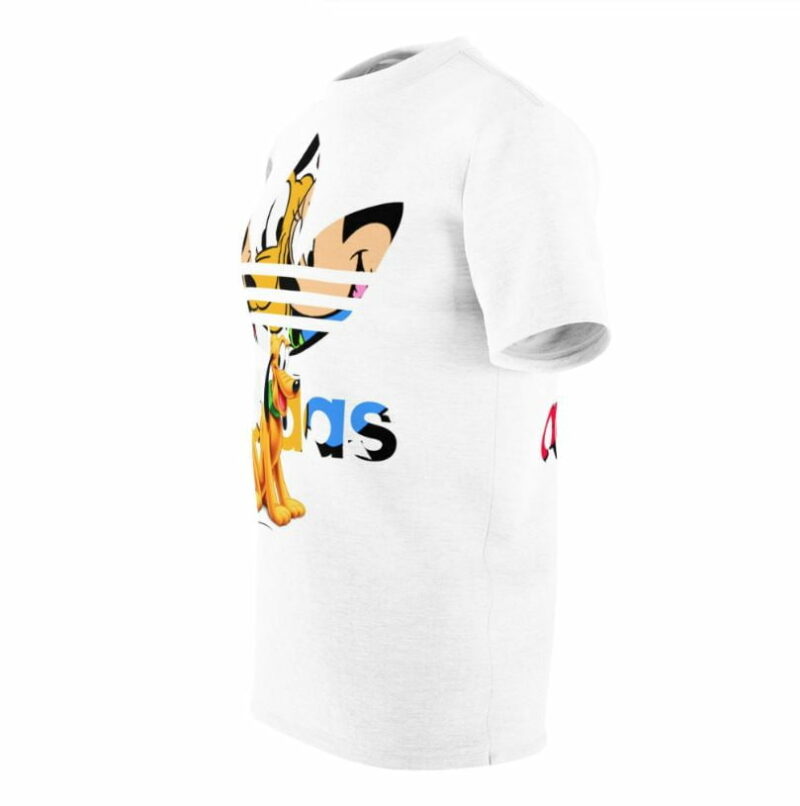 Pluto And Minnie Vs Mickey Mouse Adidas Shirt