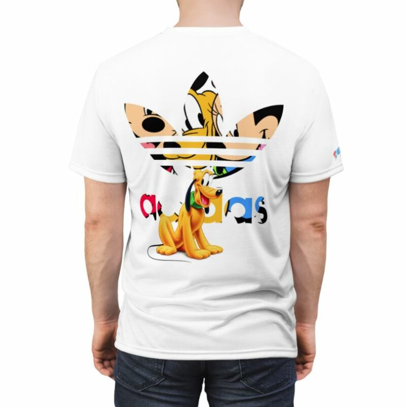 Pluto And Minnie Vs Mickey Mouse Adidas Shirt