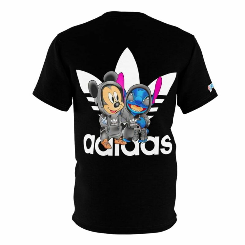 Stitch And Mickey Mouse Adidas Shirt