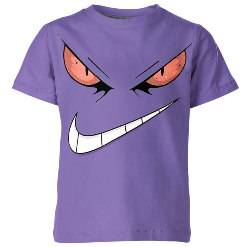 Gengar From Pokemon Nike Shirt