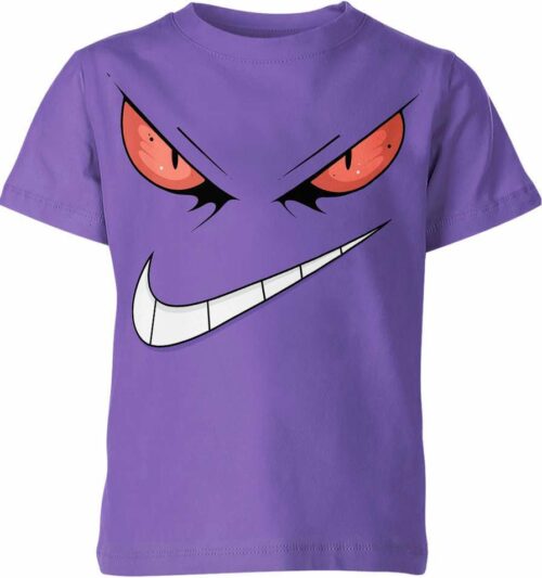 Gengar From Pokemon Nike Shirt