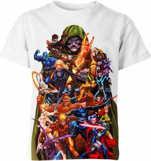 X-Men And Fantastic Four Marvel Marvel Heroes Shirt