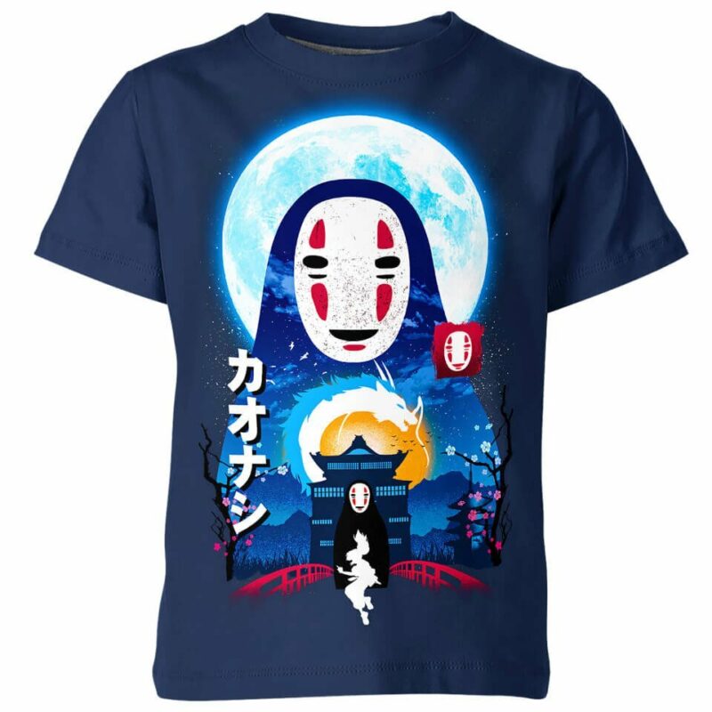 No Face Haku Chihiro Ogino In Spirited Away From Studio Ghibli Shirt