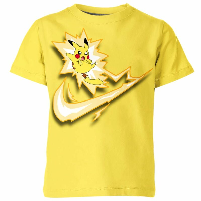 Pikachu from Pokemon Nike Shirt