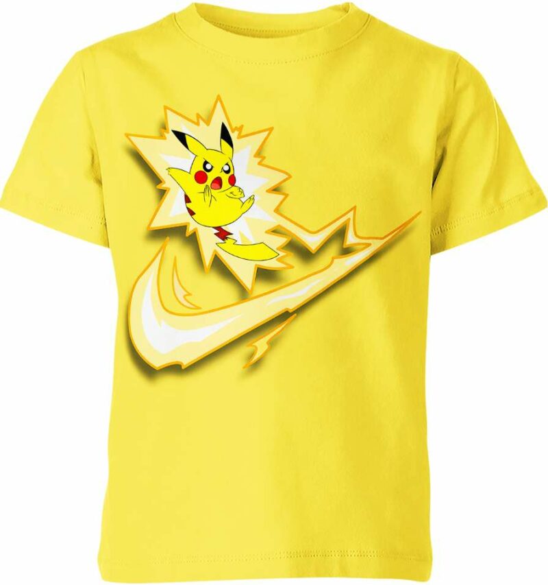 Pikachu from Pokemon Nike Shirt