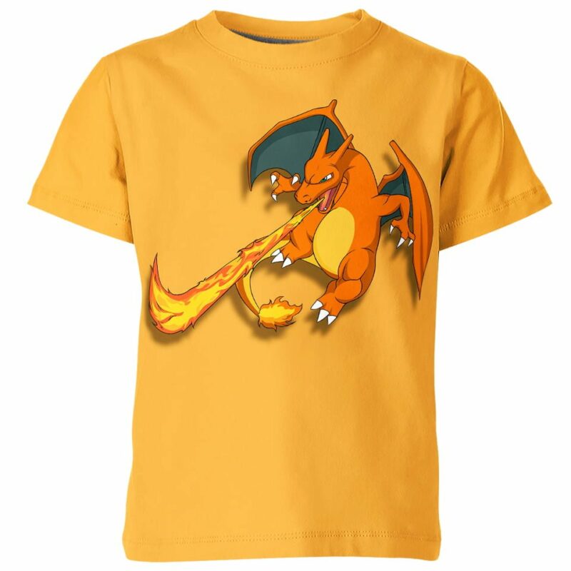 Charizard from Pokemon Nike Shirt