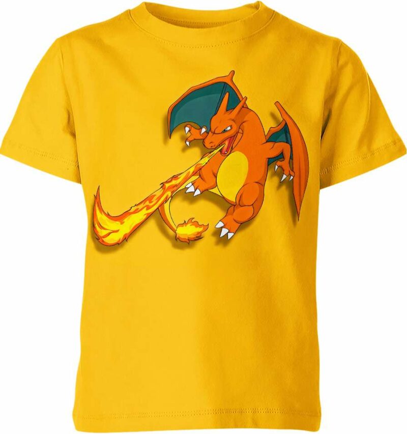 Charizard from Pokemon Nike Shirt