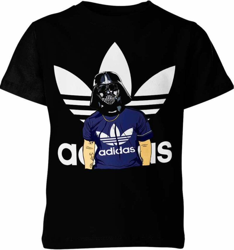 Darth Vader From Star Wars Adidas Shirt