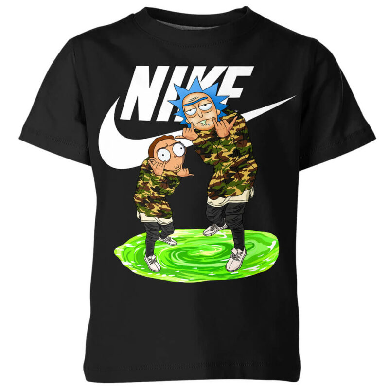 Soldier Rick And Morty Nike Shirt