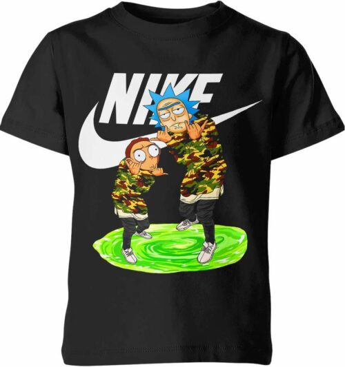 Soldier Rick And Morty Nike Shirt