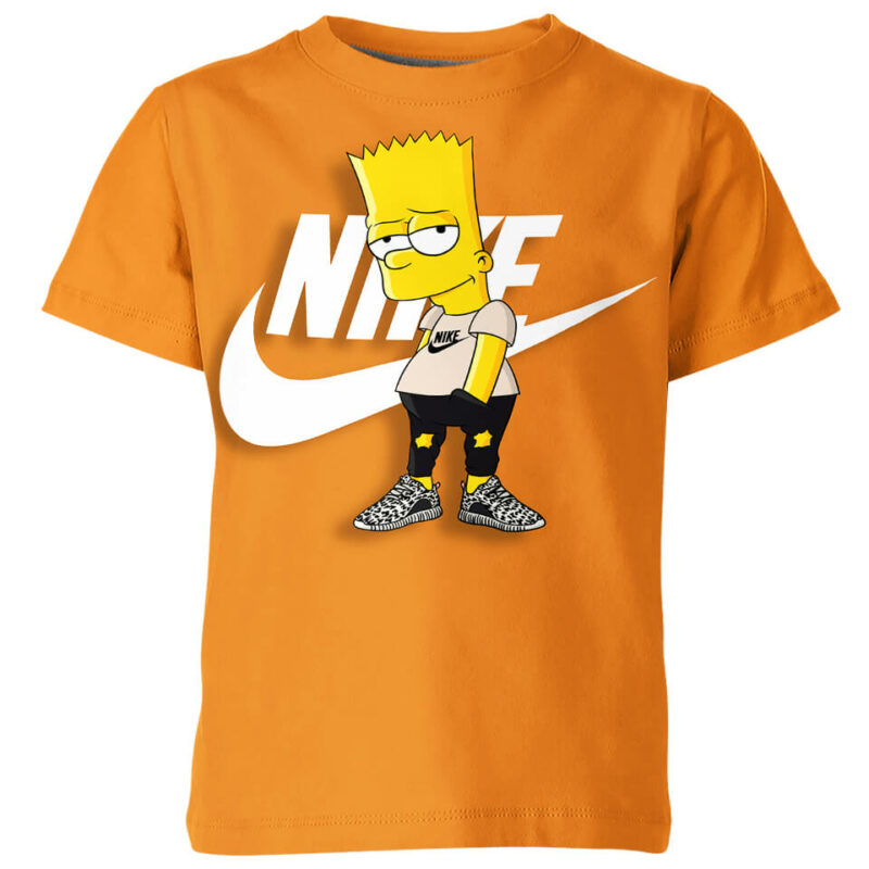 Bart Simpson From The Simpsons Nike Shirt