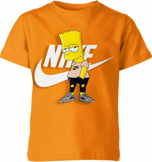 Bart Simpson From The Simpsons Nike Shirt