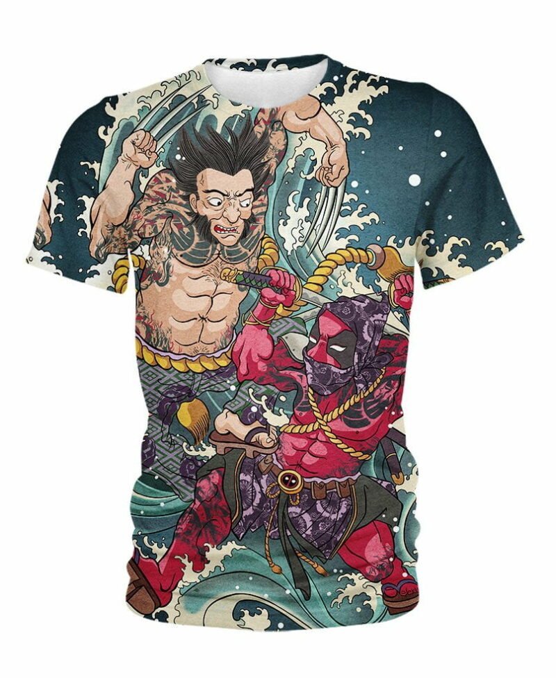 Wolverine vs Deadpool Shirt