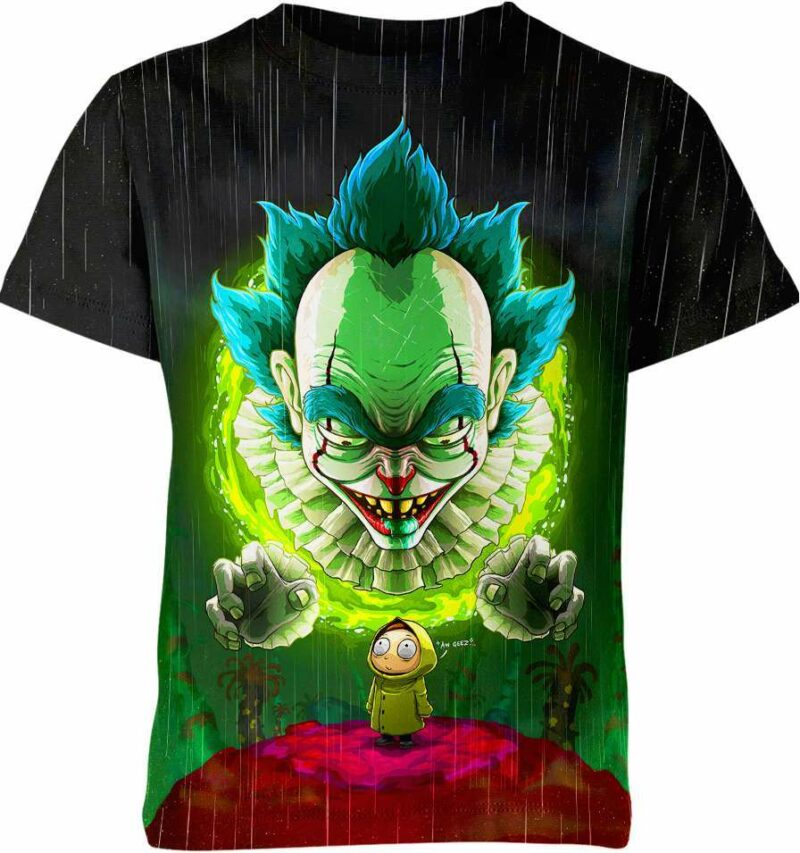 It Pennywise x Rick And Morty Shirt