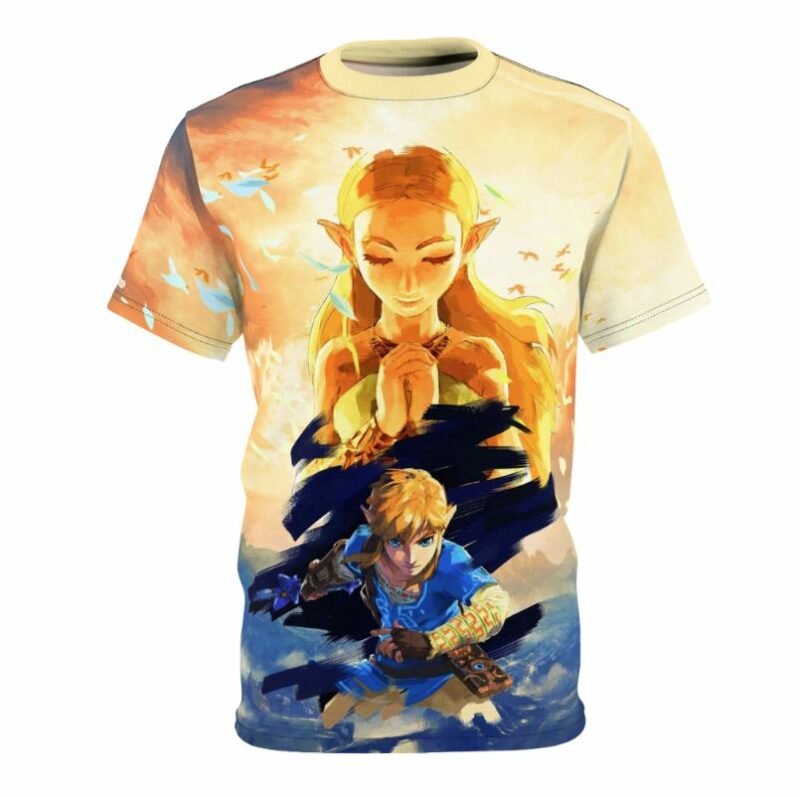 Link And Zelda Princess From The Legend Of Zelda Shirt