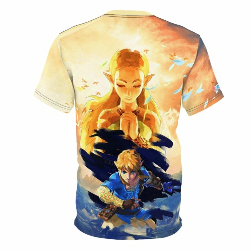 Link And Zelda Princess From The Legend Of Zelda Shirt