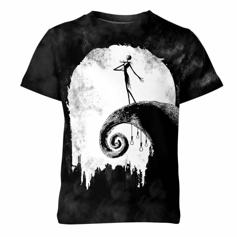 Pumpkin King Jack Skellington all over print T-shirt