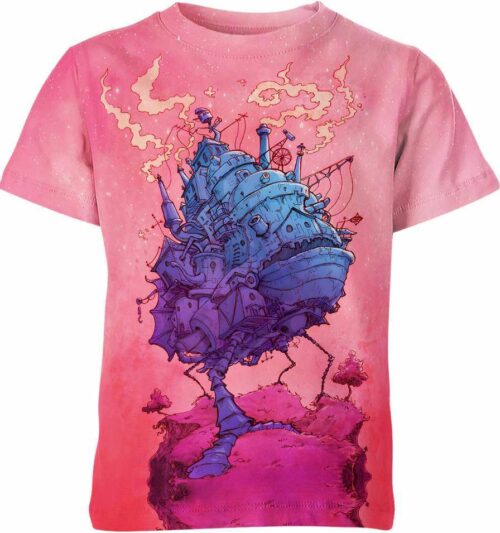 The Howl's Moving Castle all over print T-shirt