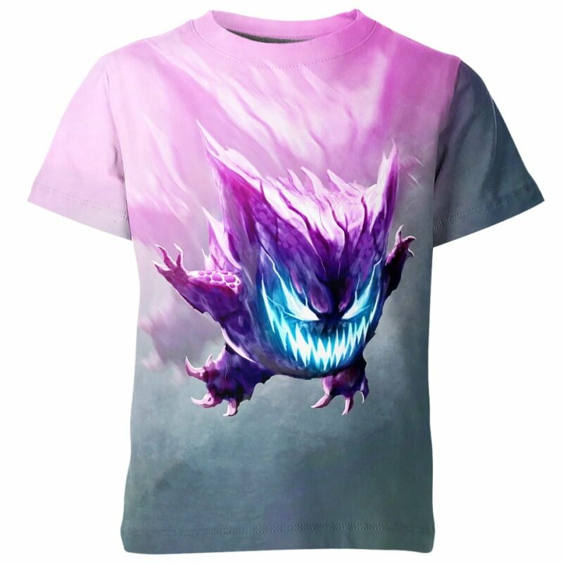 Scary Gengar all over print T-shirt