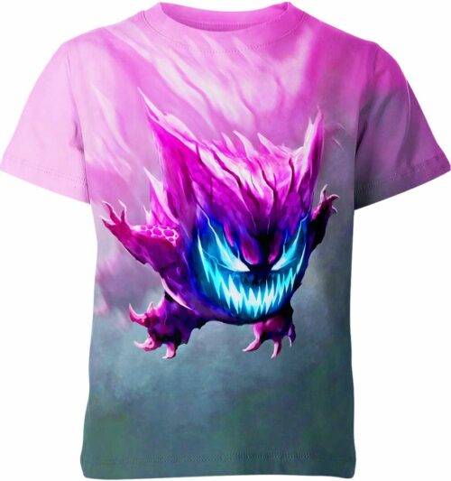 Scary Gengar all over print T-shirt