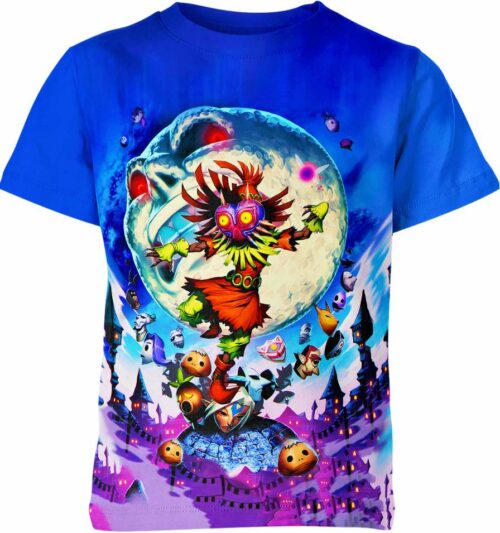 Majoras Mask From The Legend Of Zelda Shirt