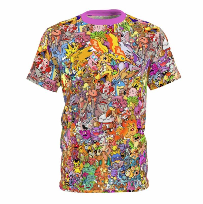 All Kanto Pokemon all over print T-shirt