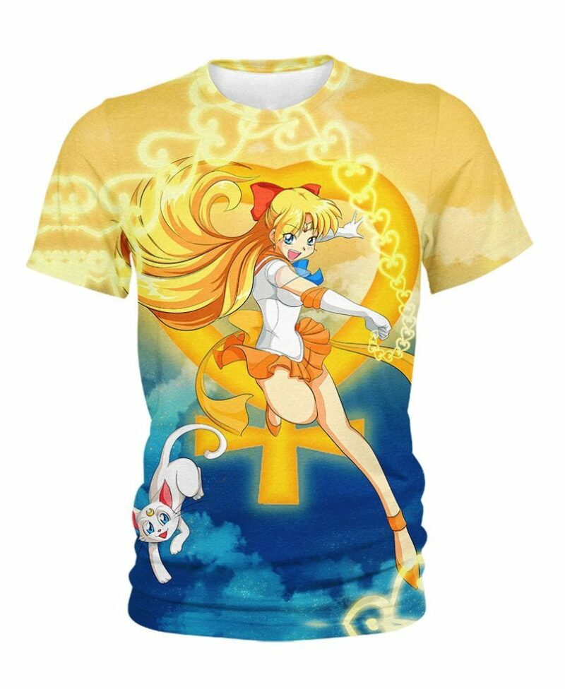 Sailor Venus From Sailor Moon Shirt