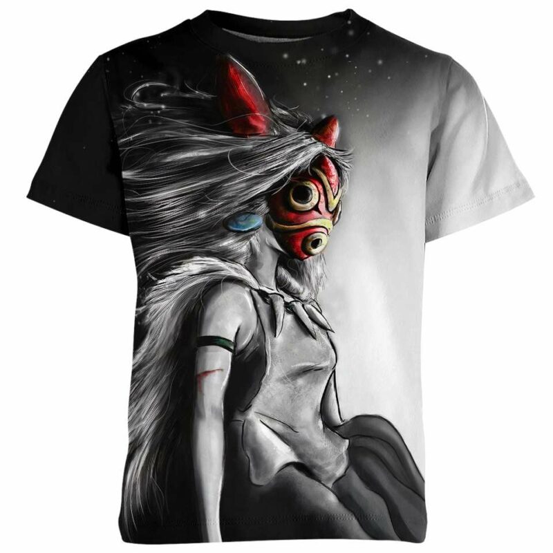 San Princess Mononoke From Studio Ghibli Shirt