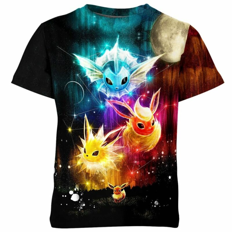 Evolution Eevee all over print T-shirt