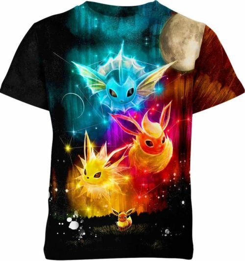 Evolution Eevee all over print T-shirt