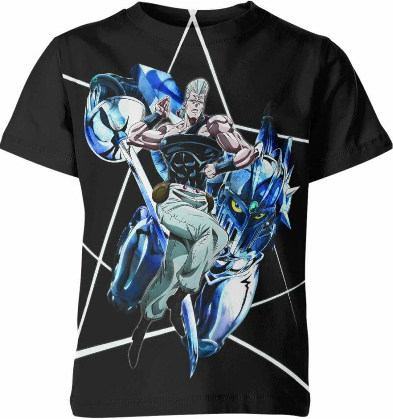 Jean Pierre Polnareff And Silver Chariot From Jojo'S Bizarre Adventure Shirt