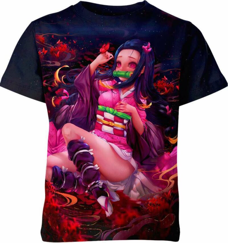 Lovely Nezuko all over print T-shirt