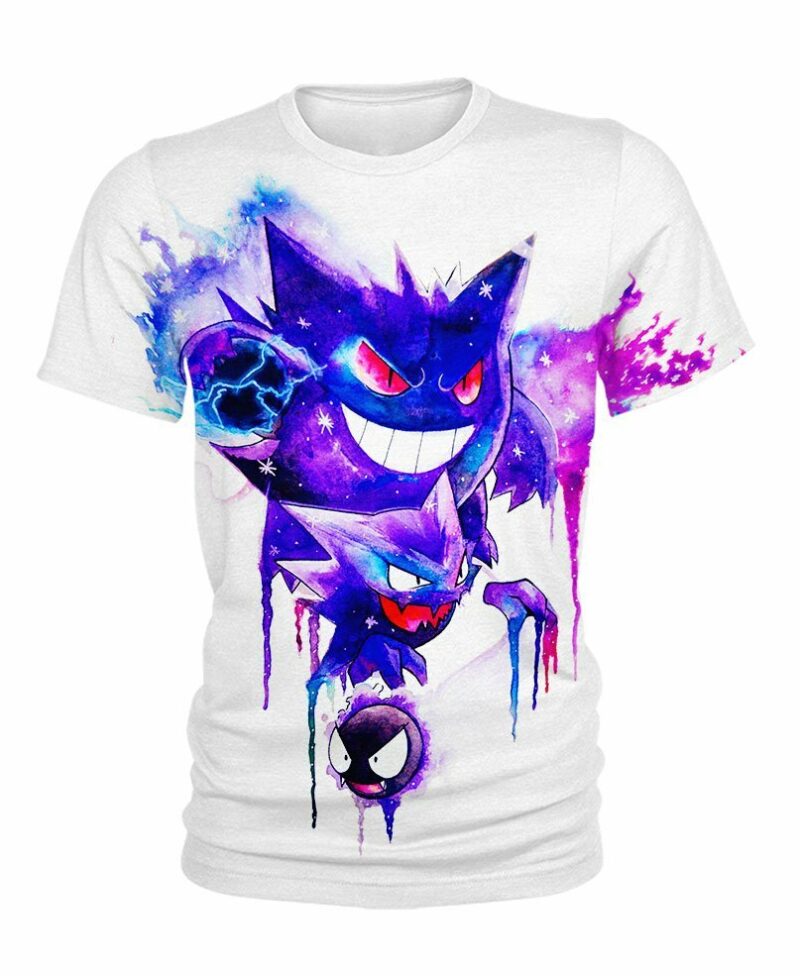 Gengar Haunter Gatsly From Pokemon Shirt